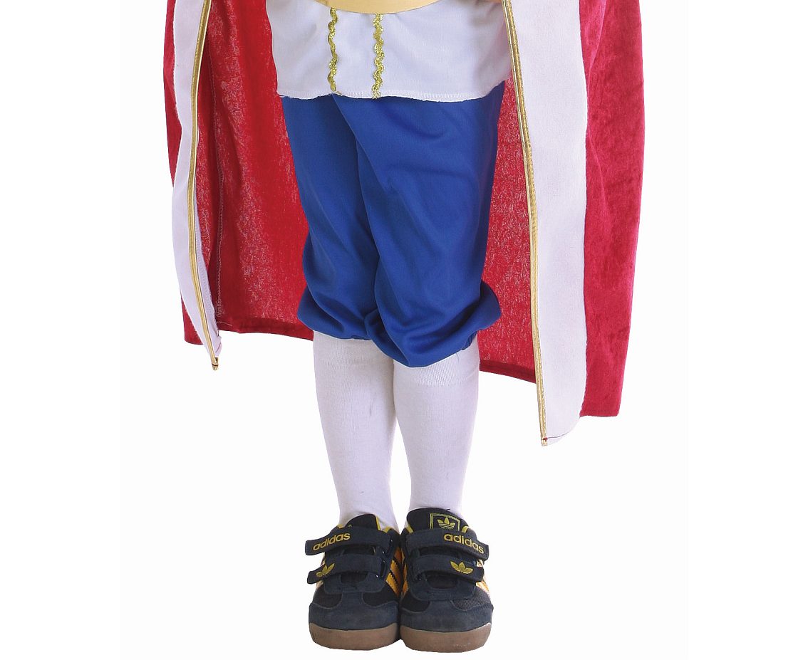 Zestaw dla dzieci Król (bluzka, spodnie, peleryna, pasek), rozm. 92/104 cm